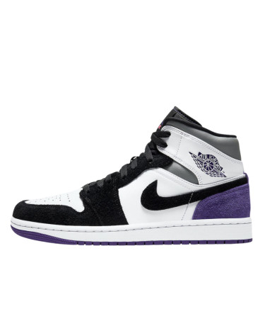 Sneakers Jordan 1 Mid SE Varsity Purple 852542-105 (56616)