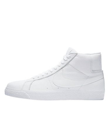 Кроссовки Nike SB Zoom Blazer Mid Triple White 864349-105 (56649)