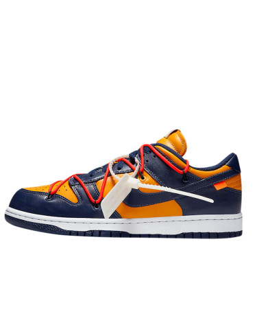 Sneakers Nike Dunk Low Off-White University Gold CT0856-700 (57131)